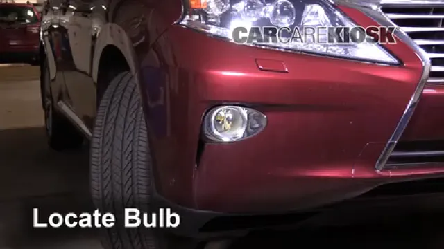 2013 Lexus RX450h 3.5L V6 Lights Fog Light (replace bulb)
